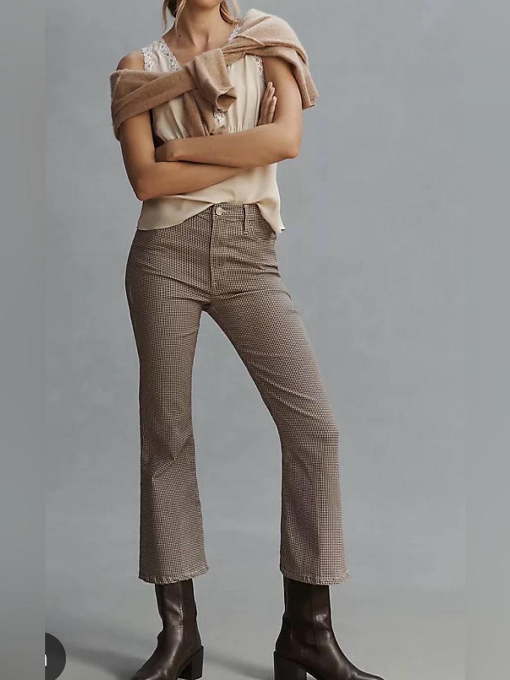 FRAME Le Crop Flare High Rise Jeans 32